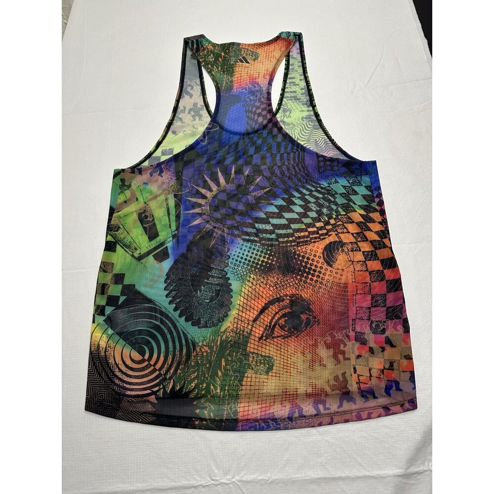 NWT Men's Adidas x Jeremy Scott Allover Print Tank Top Size Medium JL7624 - Picture 11 of 14